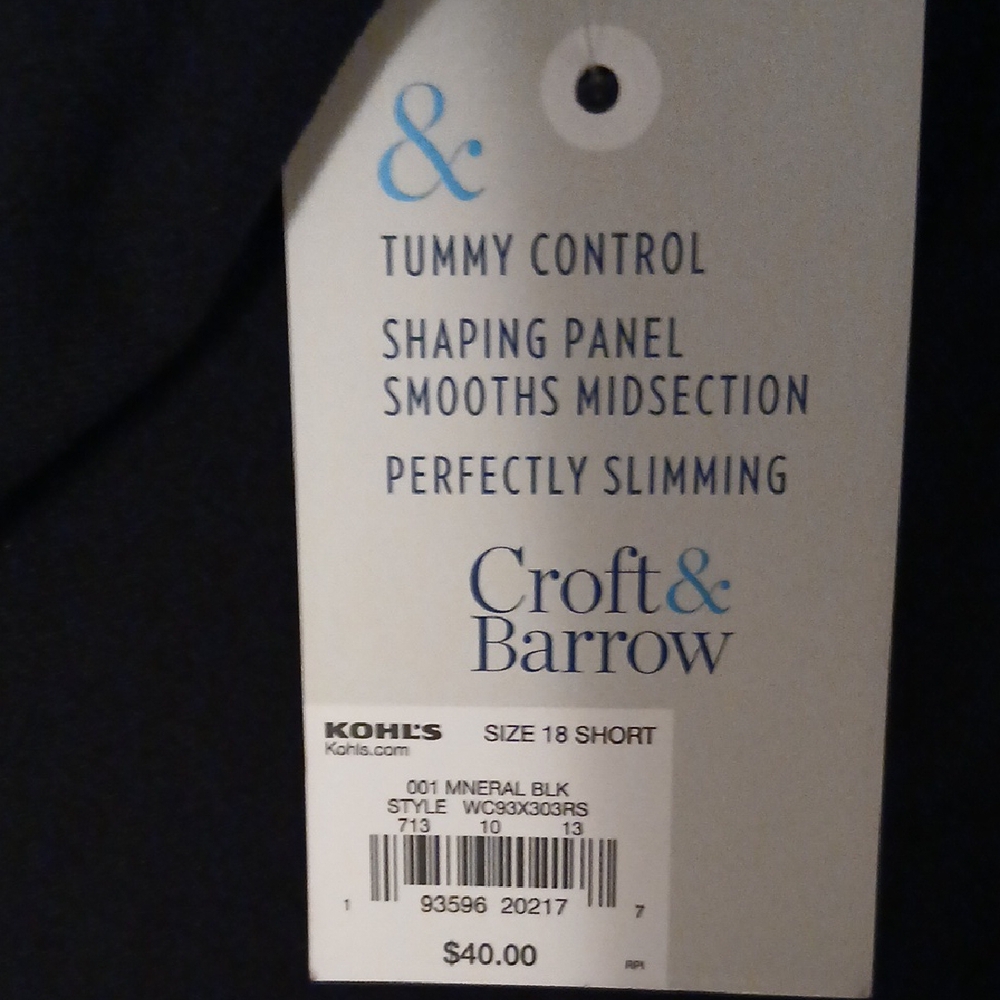 NWT Croft & Barrow Womens Dress Slacks - Picture 2 of 5